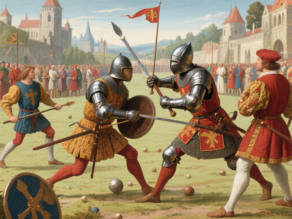 进入中世纪，中欧体育的角色发生了转变。受宗教影响，