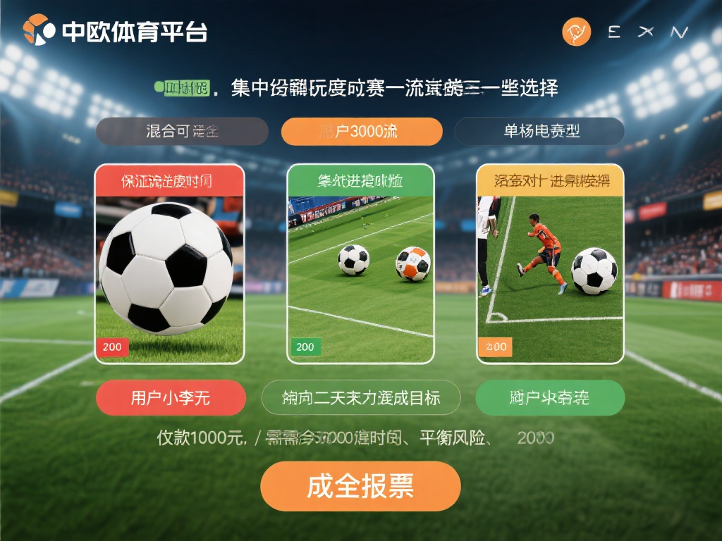 如何快速完成中欧体育提款流水要求? (如何快速高效完成中欧体育提款流水要求攻略?) 集中投注某一赛事可能会导致流水进度缓慢,甚至因失利