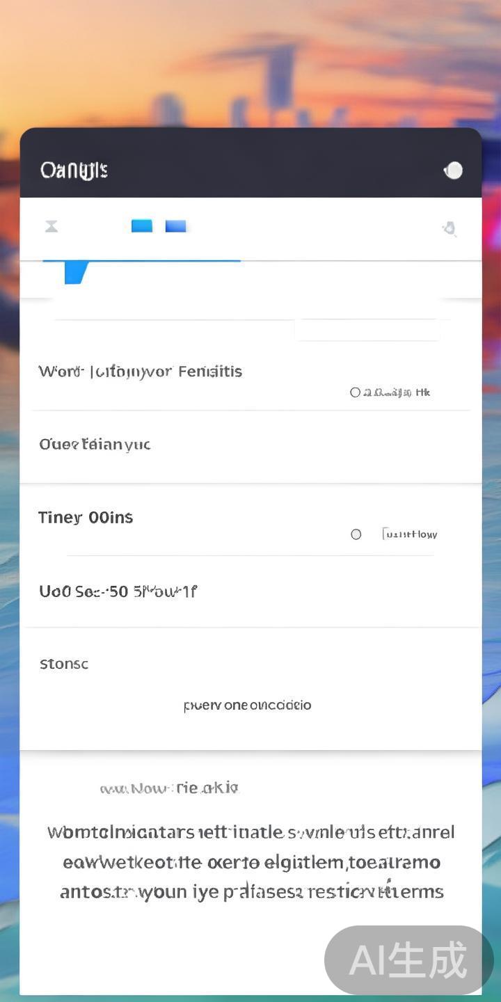 5.合理设置与使用
登录后，可根据个人喜好设置偏
